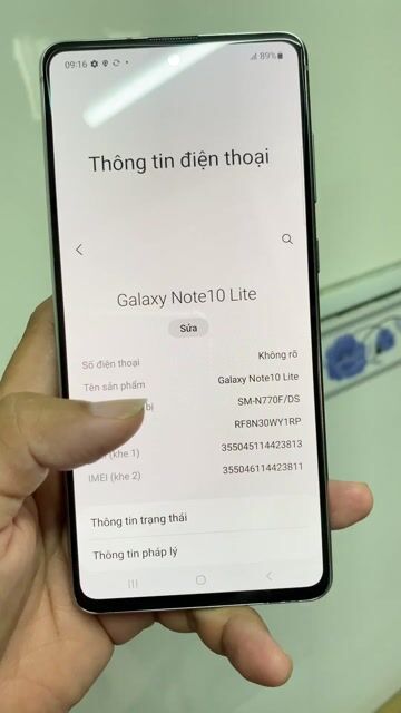 Samsung Note 10 Lite zin đẹp keng. Mua bán Điện thoại tại Quận 12 Tp Hồ Chí Minh được đăng bởi Tính hình 1