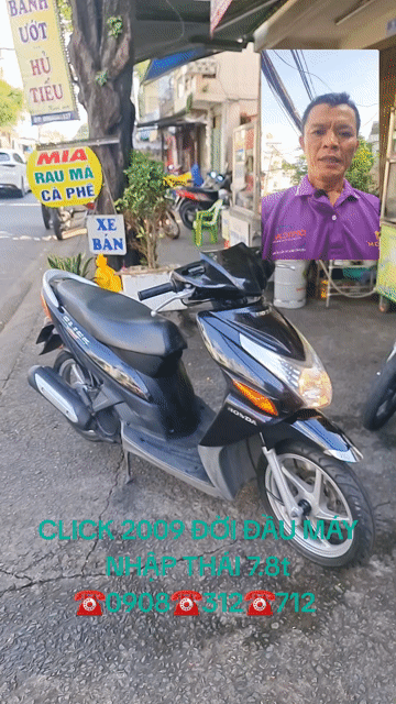Honda Click 2009 máy nhập Thái Lan xe mới keng . Mua bán Xe máy tại Quận 11 Tp Hồ Chí Minh được đăng bởi CỬA HÀNG XE MÁY LONG HỔ hình 1