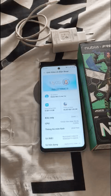 Nubia Neo 3 8GB/128GB Trắng bạc. Mua bán Điện thoại tại Huyện Châu Thành Tây Ninh được đăng bởi PT hình 1