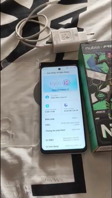 Nubia Neo 3 8GB/128GB Trắng bạc. Mua bán Điện thoại tại Huyện Châu Thành Tây Ninh được đăng bởi PT hình 1