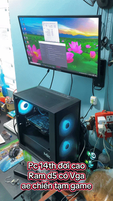 An Giang cn2 e sẳng Pc thế hệ 14th ram d5 có vga. Mua bán Máy tính để bàn tại Huyện Chợ Mới An Giang được đăng bởi Vi Tính Phát Tài hình 1