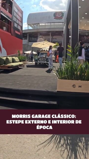 MORRIS GARAGE CLÁSSICO: ESTEPE EXTERNO E INTERIOR DE ÉPOCA