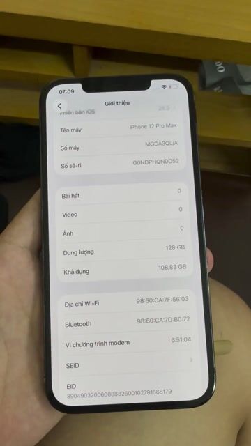 Apple iPhone 12 Pro Max 128GB Đen. Mua bán Điện thoại tại Quận Hà Đông Hà Nội được đăng bởi  Trần Minh hình 1