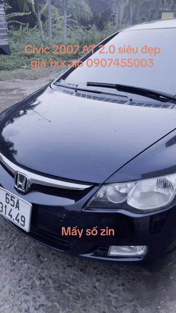 Honda Civic 2007AT 2.0 siêu đẹp. Mua bán Ô tô tại Quận Tân Bình Tp Hồ Chí Minh được đăng bởi Anh Duy hình 1