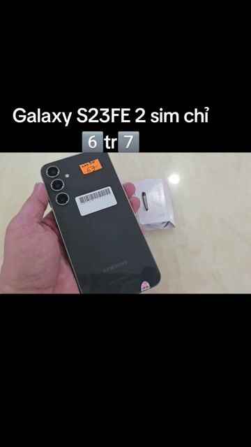 Samsung Galaxy S23 FE 2sim 5G 256GB Đen. Mua bán Điện thoại tại Huyện Châu Thành Tây Ninh được đăng bởi Trần Thiên Minh hình 1