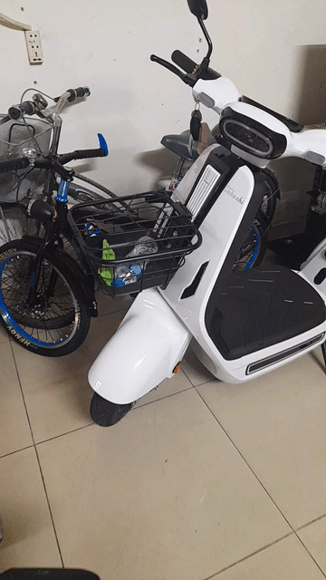 Xe đạp điện Takashi màu Trắng. Mua bán Xe đạp tại Quận 6 Tp Hồ Chí Minh được đăng bởi Thien Vu hình 1