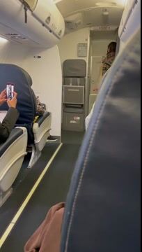 Woman On Delayed Flight Makes a Fool of Herself
