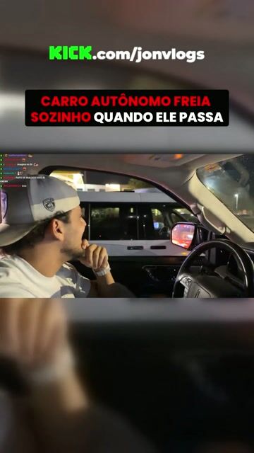 📲 Carro autônomo freia sozinho quando JonVlogs passa na frente 💯

Segue pra mais conteúdos assim.
