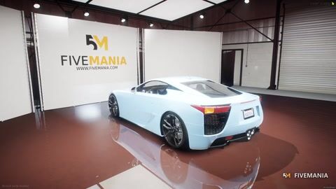 FIVEM Lexus LFA | Realistic Sports Car [Unbadged] Add-On | Optimized | Fivem Ready | High Quality — video preview
