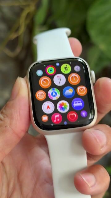 Apple Watch Series 8/45mm GPS Starlight Pin 100%. Mua bán Thiết bị đeo thông minh tại Quận Sơn Trà Đà Nẵng được đăng bởi Anh Apple Chính Hãng hình 1