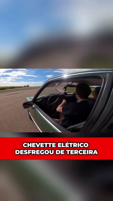 CHEVETTE ELÉTRICO DESFREGOU DE TERCEIRA
