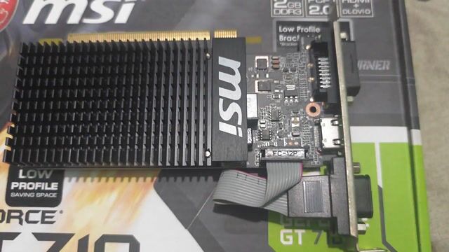 Card đồ họa MSI GT710 2GB DDR3 Đen. Mua bán Linh kiện (RAM, Card...) tại Huyện Long Thành Đồng Nai được đăng bởi Lê Văn Huy hình 1
