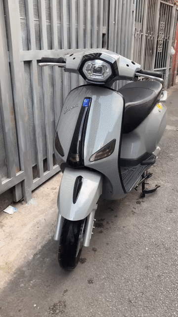 Xe máy điện Vespa 2025 Xám Đã sử dụng. Mua bán Xe máy tại Thành phố Dĩ An Bình Dương được đăng bởi XE ĐIỆN HUY BẢO  hình 1