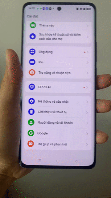 OPPO Reno11 5G 8/256GB Xanh. Mua bán Điện thoại tại Thành phố Biên Hòa Đồng Nai được đăng bởi THANH ĐÀO MOBILE hình 1
