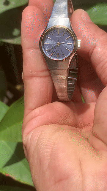 Đồng hồ Citizen Nữ Cơ lên dây Xanh, vàng, bạc. Mua bán Đồng hồ tại Thành phố Cao Lãnh Đồng Tháp được đăng bởi Mua va Bán hình 1