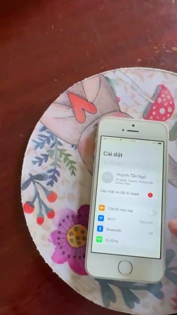 iPhone 5SE 2016 32GB Bạc VN/A. Mua bán Điện thoại tại Thành phố Rạch Giá Kiên Giang được đăng bởi  Ngô Huỳnh Tân hình 1
