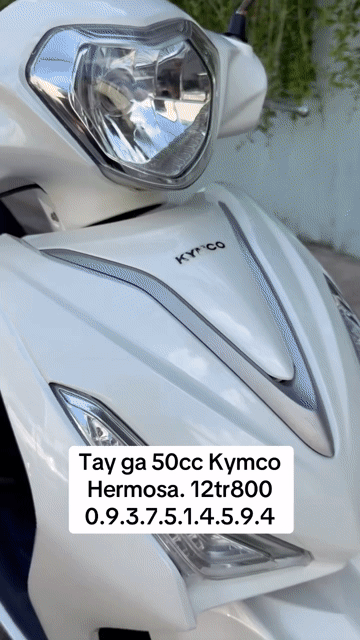 Kymco Candy Hermosa 50cc Trắng đẹp như Ngọc Trinh. Mua bán Xe máy tại Quận Bình Tân Tp Hồ Chí Minh được đăng bởi Nguyễn Trần Khắc Trường hình 1