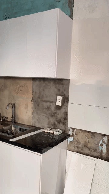 Tủ bếp nhựa ecoplast+ốp kính màu cho khách CỦ CHI. Mua bán Tủ, kệ gia đình tại Huyện Hóc Môn Tp Hồ Chí Minh được đăng bởi Nguyên tủ bếp nhựa ECOPLAST hình 1