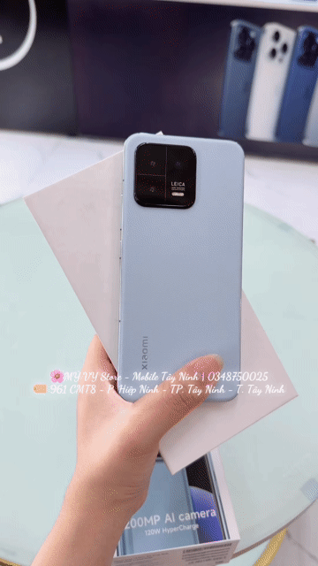 Xiaomi 13 5G Xanh lưng da . Phiên bản 8/256Gb Zin. Mua bán Điện thoại tại Thành phố Tây Ninh Tây Ninh được đăng bởi Mỹ Vy Store Mobile Tây Ninh hình 1