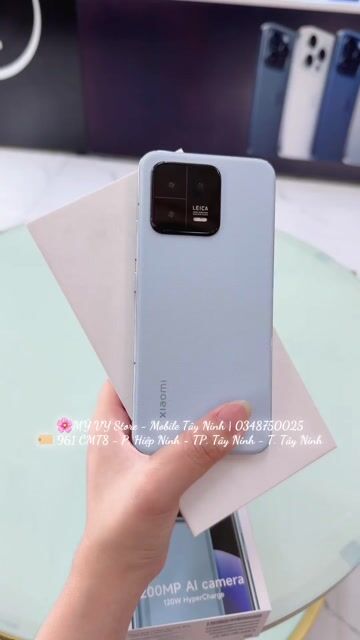 Xiaomi 13 5G Xanh lưng da . Phiên bản 8/256Gb Zin. Mua bán Điện thoại tại Thành phố Tây Ninh Tây Ninh được đăng bởi Mỹ Vy Store Mobile Tây Ninh hình 1