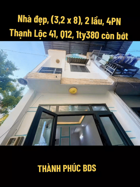 Mua bán Nhà ở Quận 12 Tp Hồ Chí Minh diện tích 25.6 m² giá 1,38 tỷ