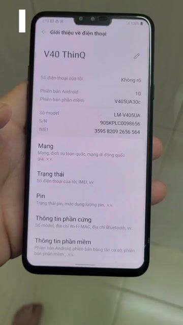 LG V40 ThinQ 64GB Đen Hàn Quốc. Mua bán Điện thoại tại Quận 6 Tp Hồ Chí Minh được đăng bởi Nguyễn Trọng Phú Cường hình 1