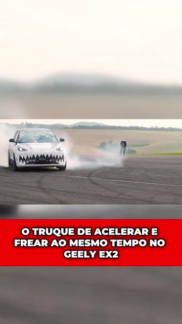 O truque de acelerar e frear ao mesmo tempo no Geely EX2
