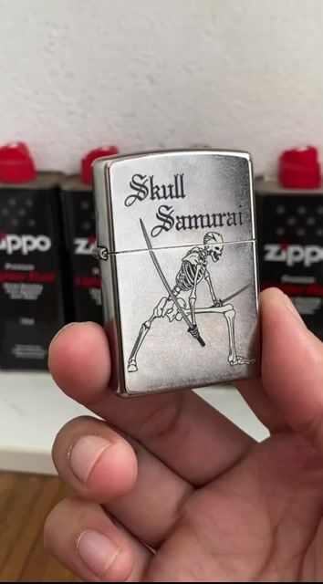 Bật lửa Zippo Chrome Street 2019 - Skull Samurai. Mua bán Đồ sưu tầm, đồ cổ tại Quận Hải Châu Đà Nẵng được đăng bởi Zippo Bốn Ba hình 1