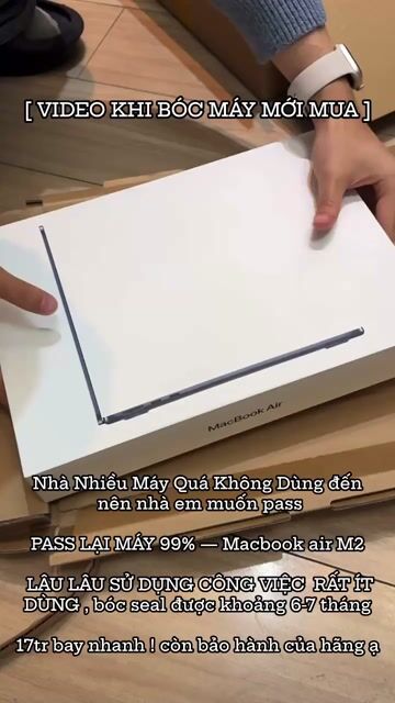 MacBook Air M2, RAM 16GB, SSD 256GB, 13 inch. Mua bán Laptop tại Huyện Sông Hinh Phú Yên được đăng bởi tấn hùng nguyễn hình 1
