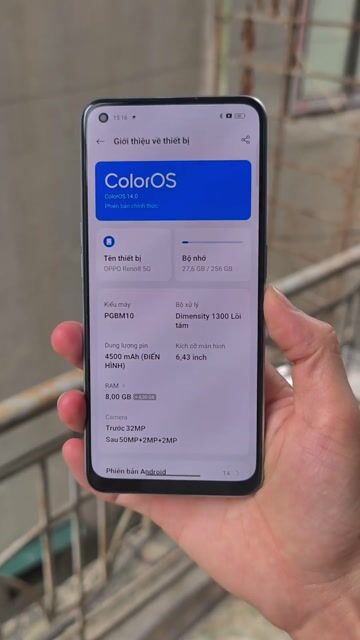 OPPO Reno8 5G 8GB/256GB có vân tay. Mua bán Điện thoại tại Quận Thanh Xuân Hà Nội được đăng bởi Đỗ Mạnh Nhuận hình 1