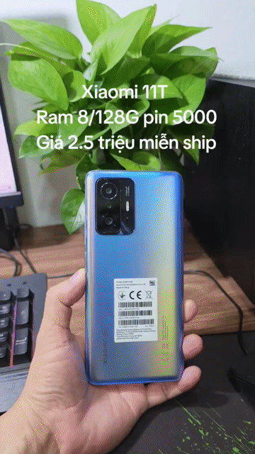 Xiaomi 11T 128GB zin mượt full vân, NFC, face id. Mua bán Điện thoại tại Quận Hà Đông Hà Nội được đăng bởi Shop Điện Thoại Cũ Zin hình 1