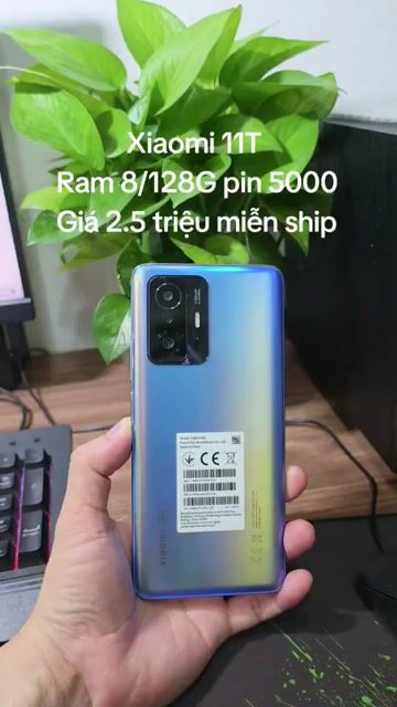 Xiaomi 11T 128GB zin mượt full vân, NFC, face id. Mua bán Điện thoại tại Quận Hà Đông Hà Nội được đăng bởi Shop Điện Thoại Cũ Zin hình 1