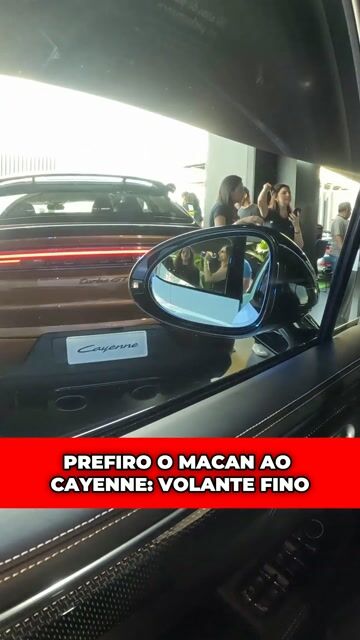 PREFIRO O MACAN AO CAYENNE: VOLANTE FINO