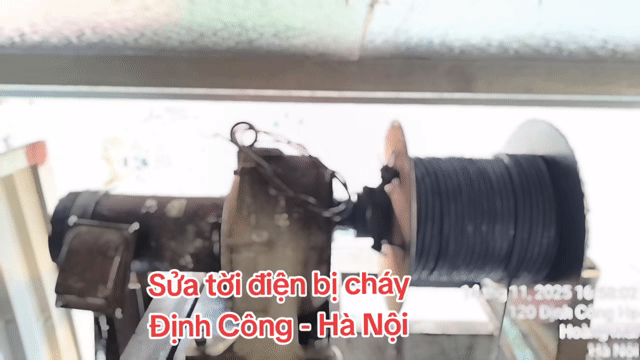 Sửa tời điện thang hàng bị cháy ở Định Công Hà Nội. Dịch vụ tại Quận Hoàng Mai Hà Nội được đăng bởi Đỗ Xuân Hòa hình 1