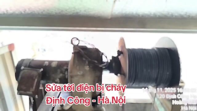 Sửa tời điện thang hàng bị cháy ở Định Công Hà Nội. Dịch vụ tại Quận Hoàng Mai Hà Nội được đăng bởi Đỗ Xuân Hòa hình 1