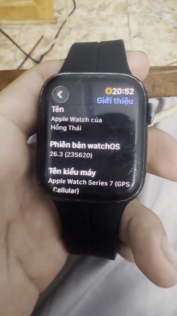 Apple Watch Series 7 Đen. Mua bán Thiết bị đeo thông minh tại Huyện Long Thành Đồng Nai được đăng bởi Nguyễn Thái hình 1