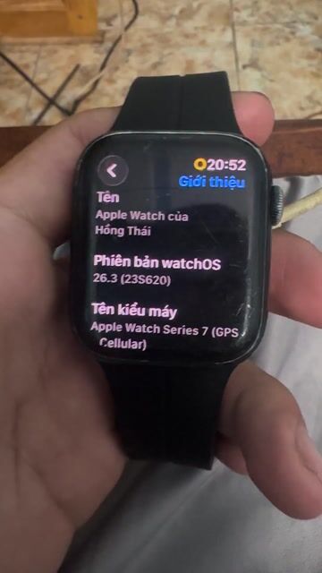 Apple Watch Series 7 Đen. Mua bán Thiết bị đeo thông minh tại Huyện Long Thành Đồng Nai được đăng bởi Nguyễn Thái hình 1