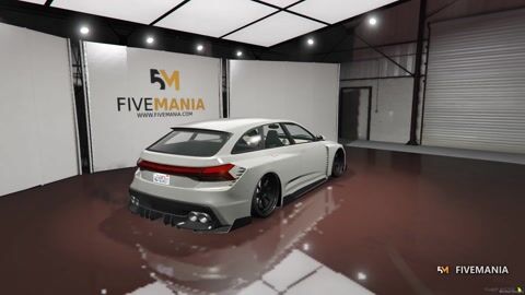 FIVEM Audi RS6 Avant (C8) | Realistic Performance Wagon [Unbadged] Add-On | Custom Bodykit | HQ Interior | Working Lights | Optimized | Fivem Ready | High Quality, video preview