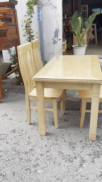 bộ bàn ghế ăn gỗ sồi. Mua bán Bàn ghế tại Quận 12 Tp Hồ Chí Minh được đăng bởi Ngọc Nội Thất Đồ Gỗ hình 1
