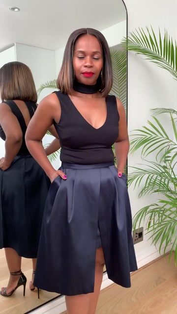 Forever New Vneck Choker Bodysuit