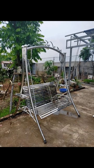 Xích đu Inox chống gỉ. Mua bán Nội thất, đồ gia dụng khác tại Quận Long Biên Hà Nội được đăng bởi inox mạnh huy hình 1