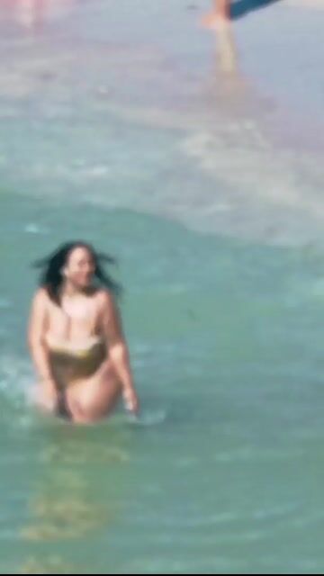 Beach, women in normal bikinis