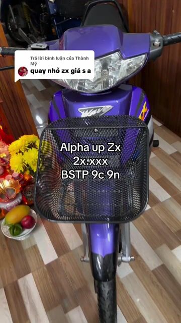 Wave Alpha up Zx BSTP ĐẸP 9c. Mua bán Xe máy tại Quận 7 Tp Hồ Chí Minh được đăng bởi Dinh Thai hình 1