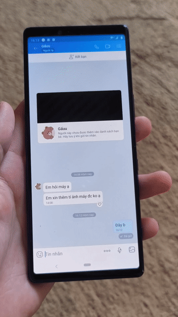 Sony Xperia 1 Tím. Mua bán Điện thoại tại Huyện Lâm Hà Lâm Đồng được đăng bởi Xuân Ly hình 1