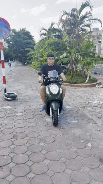 Honda Scoopy Indo 2024 Xanh 8000 km. Mua bán Xe máy tại Quận Hoàng Mai Hà Nội được đăng bởi Trường Giang Phạm hình 1