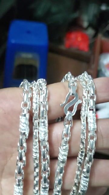 Dây chuyền Bạc ta trong lượng hơn 1 cây 3. Mua bán Phụ kiện thời trang khác tại Huyện Gia Lâm Hà Nội được đăng bởi Nguyen minh hình 1
