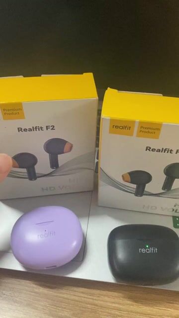 Realfit F2 Tai nghe Bluetooth Đen. Mua bán Tivi, Âm thanh tại Quận Cái Răng Cần Thơ được đăng bởi HOANG PHÚC hình 1