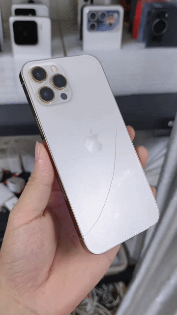 Apple iPhone 12 Pro Max 128GB Vàng Lưng vỡ. Mua bán Điện thoại tại Quận Bắc Từ Liêm Hà Nội được đăng bởi Thống Mobi hình 1