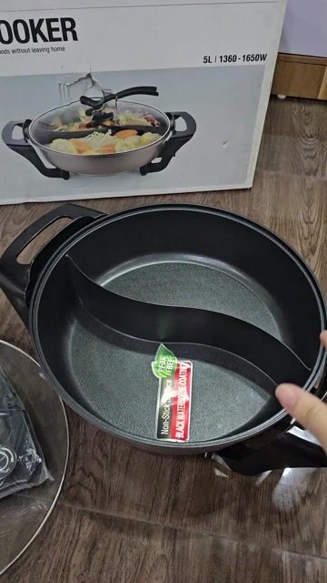 Thanh lý Nồi lẩu điện LocknLock 5L Mới. Mua bán Bếp, lò, đồ điện nhà bếp tại Quận Bình Tân Tp Hồ Chí Minh được đăng bởi Cherry Chung hình 1