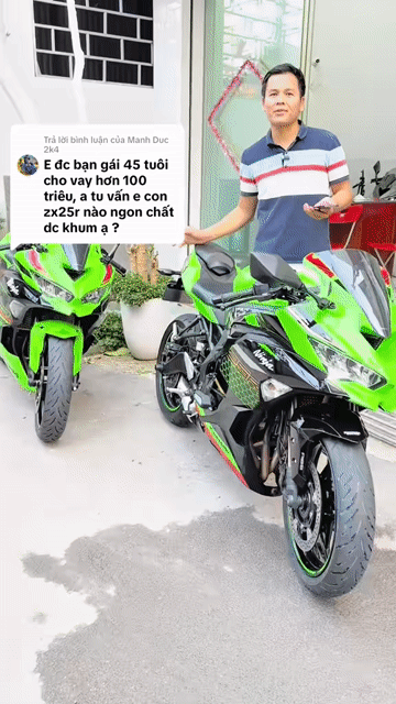 ZX25R Xanh KRT , Tấn Đạt HT Trả Góp O Đồng. Mua bán Xe máy tại Huyện Hoài Đức Hà Nội được đăng bởi Tấn Đạt MoTor Tổng Đại Lý Xe Giá Tốt Nhất Hà Nội hình 1